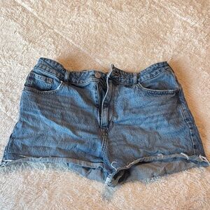 PacSun Light Blue Jean Shorts stretch high rise short